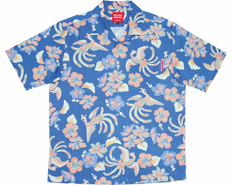 men's Haberu かりゆしウェアＬサイズ　アロハシャツ沖縄　紅型 men's Haberu かりゆしウェアLサイズ アロハシャツ沖縄 - メルカリ