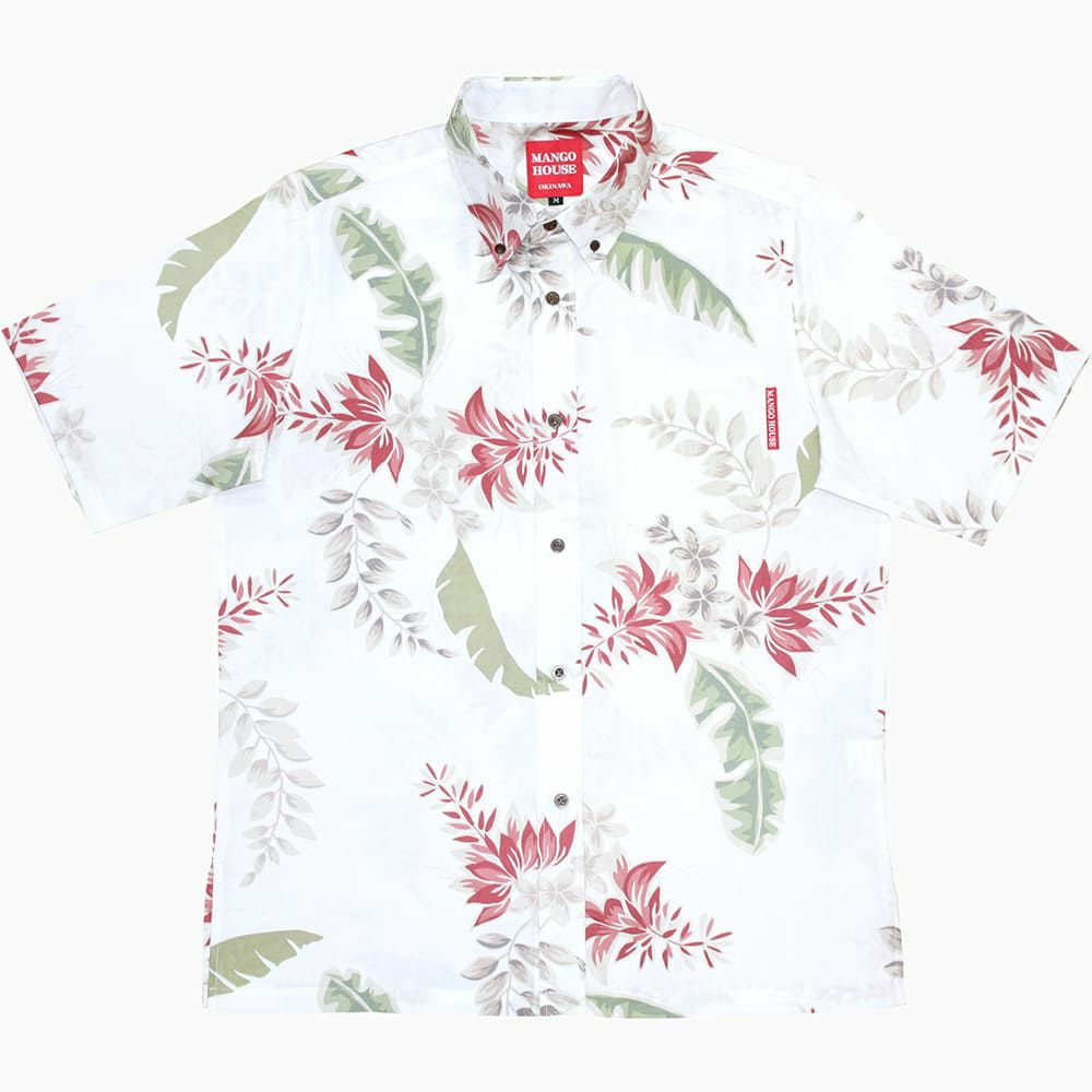 かりゆしウェア平置き画像（アイボリー）