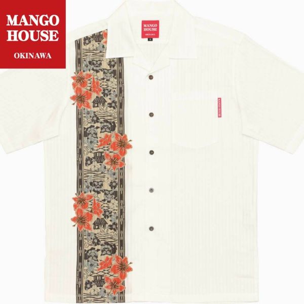 僕らの別荘　沖縄　アロハシャツ　Mサイズ 僕らの別荘 沖縄 アロハシャツ Mサイズ