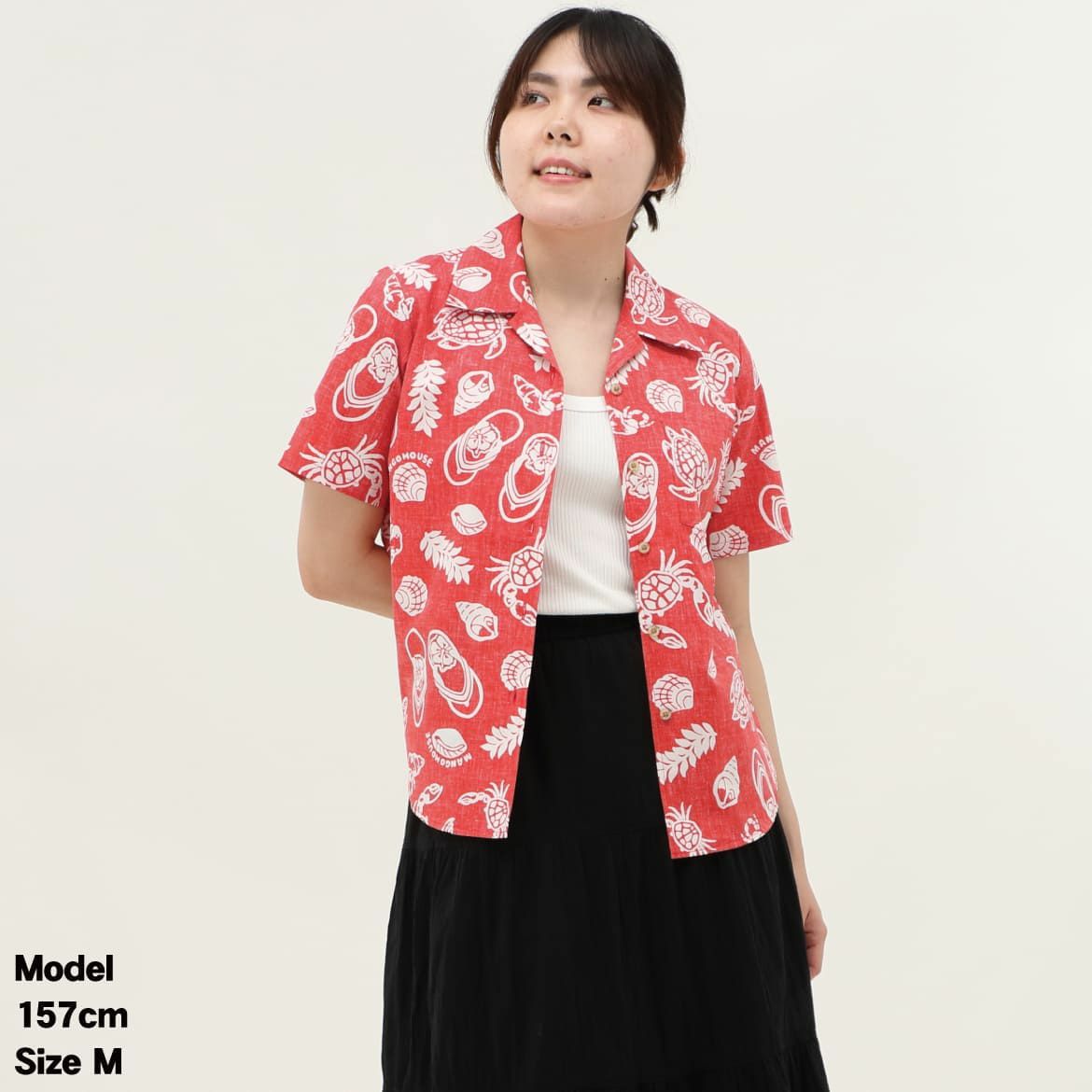 かりゆしウェア　モデル着用画像