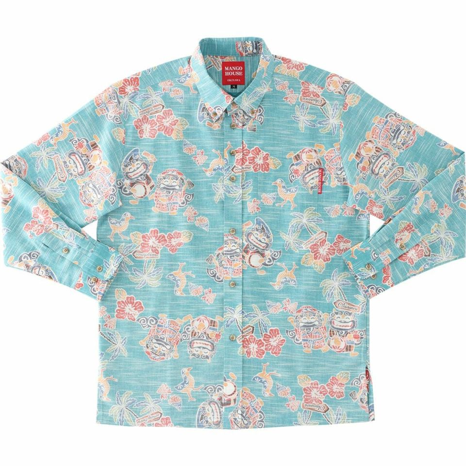 かりゆしウェア　サムネイル画像　ライトブルー