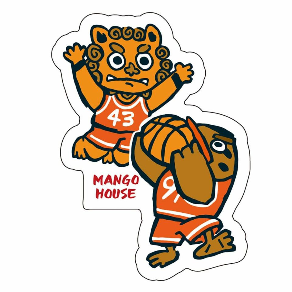 シーサークイナバスケ・ミニステッカー