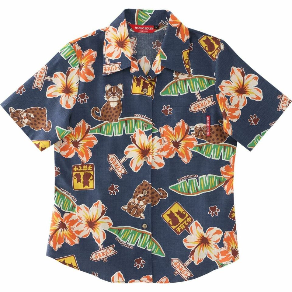 かりゆしウェアサムネイル画像（ネイビー）