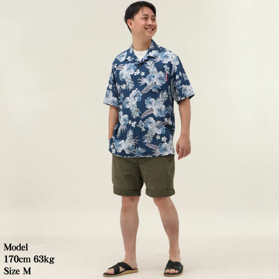 かりゆしウェア　モデル着用画像