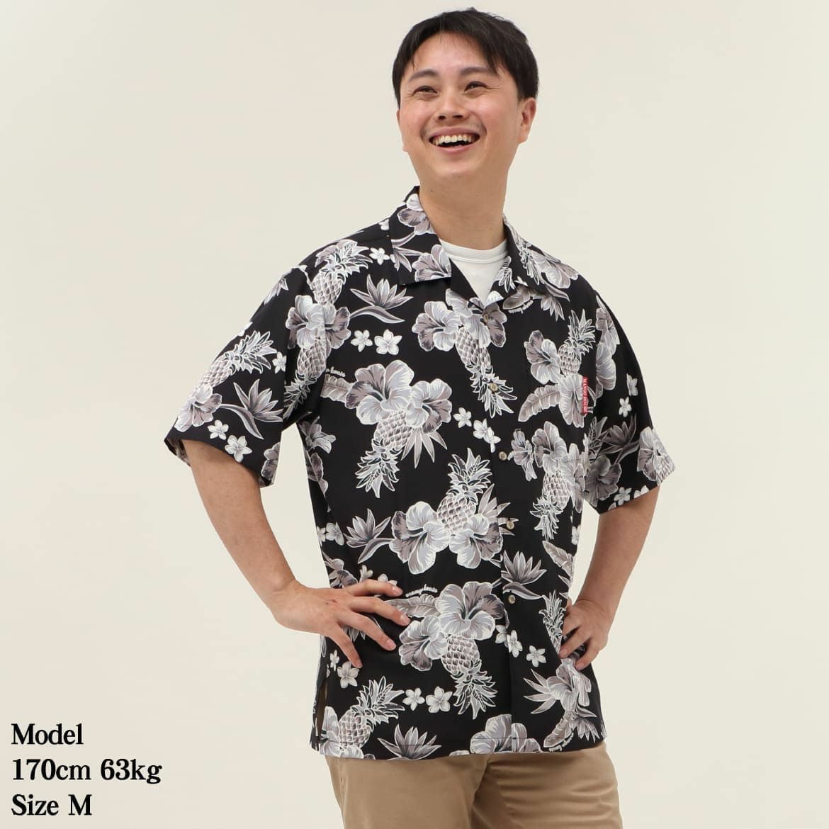 かりゆしウェア　モデル着用画像
