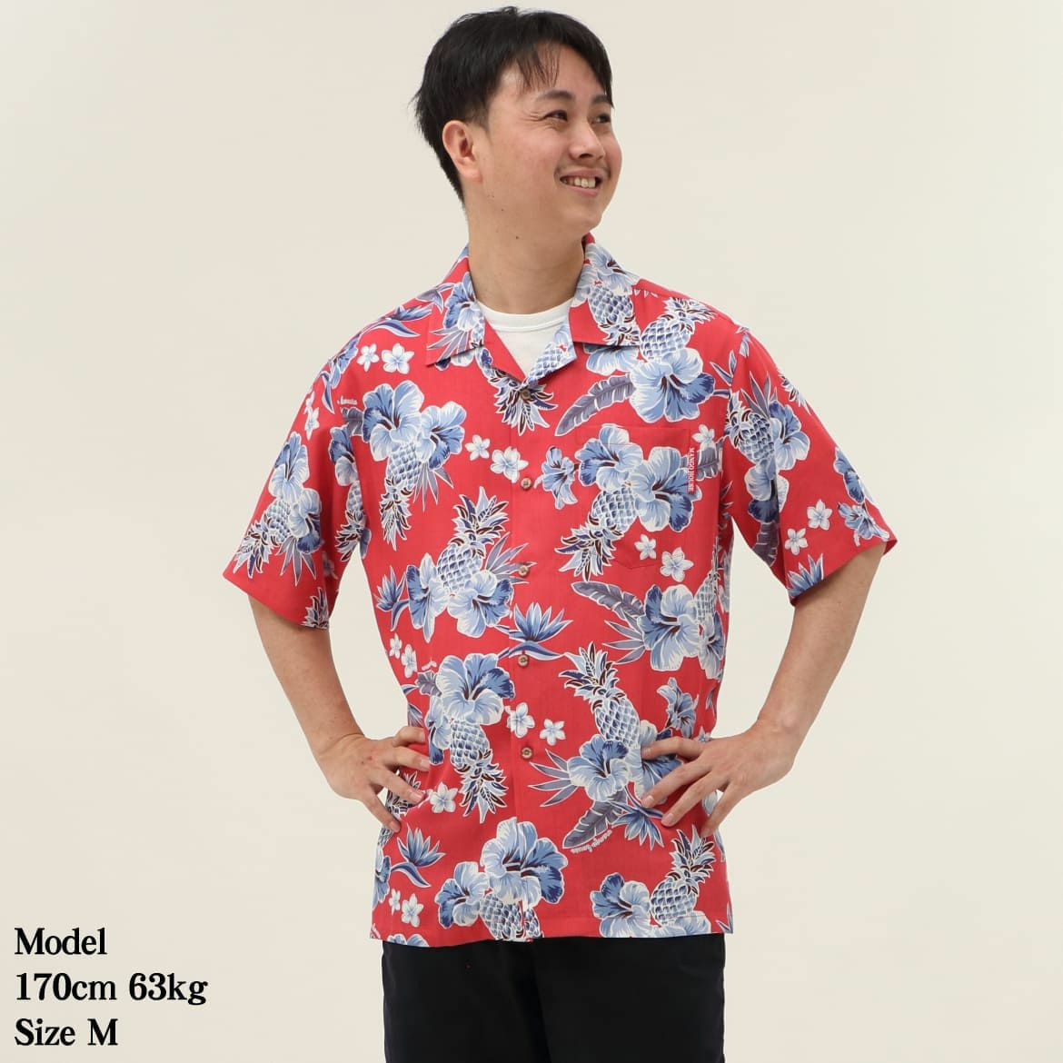 かりゆしウェア　モデル着用画像