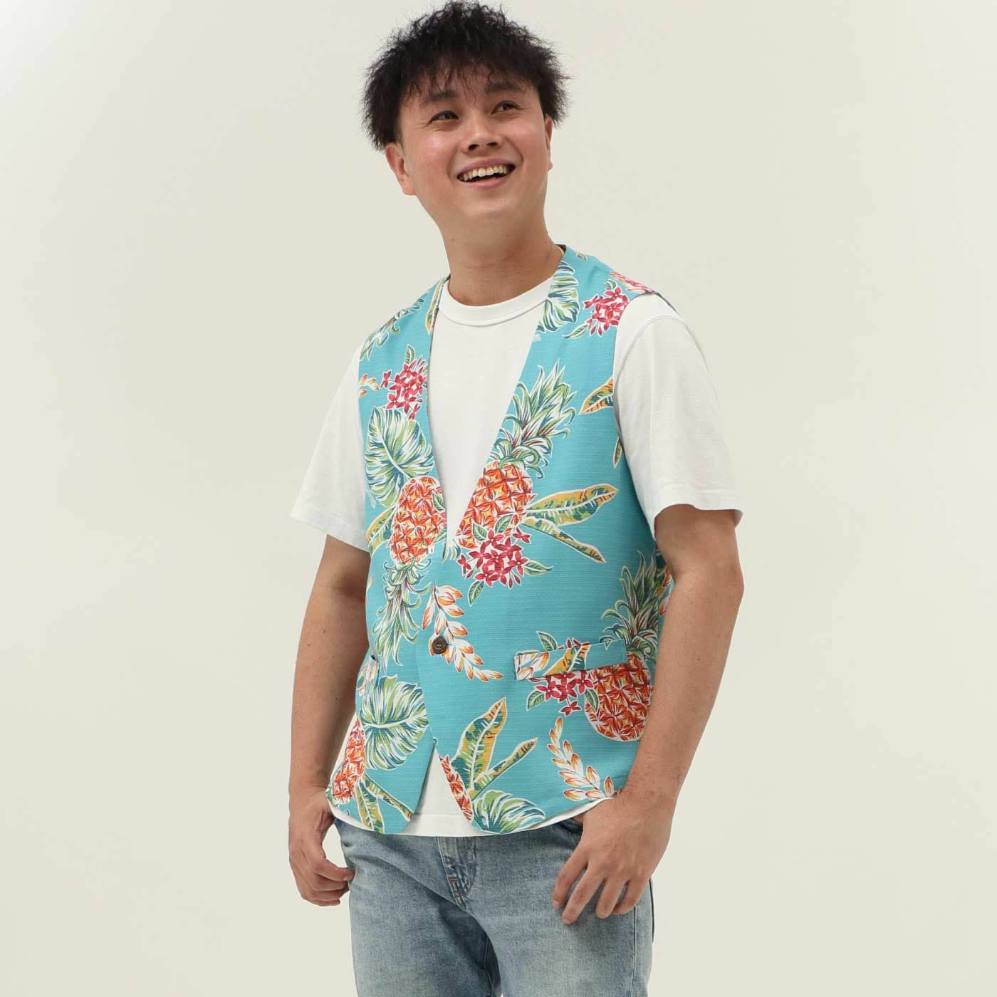 かりゆしウェアモデル着用画像
