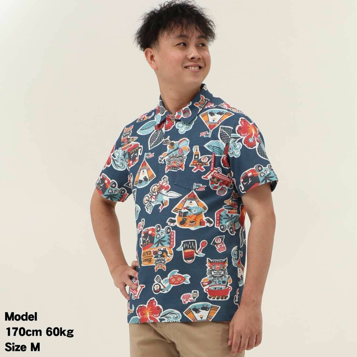 かりゆしウェアモデル着用画像