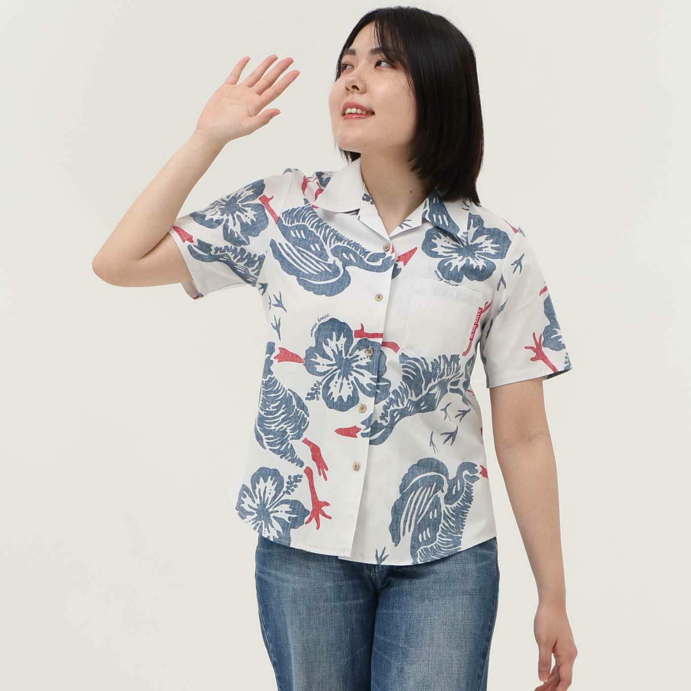 かりゆしウェアモデル着用画像