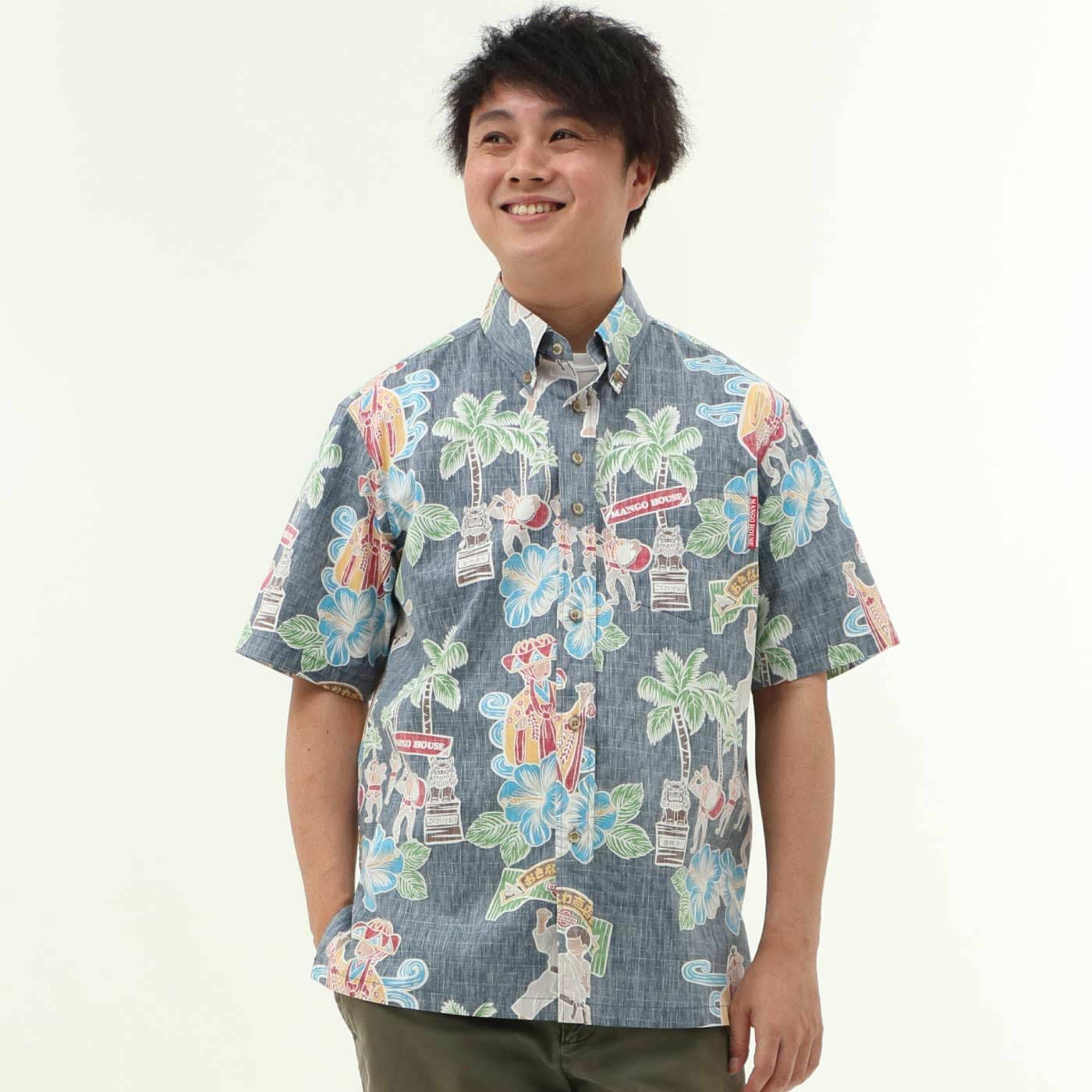 かりゆしウェアモデル着用画像