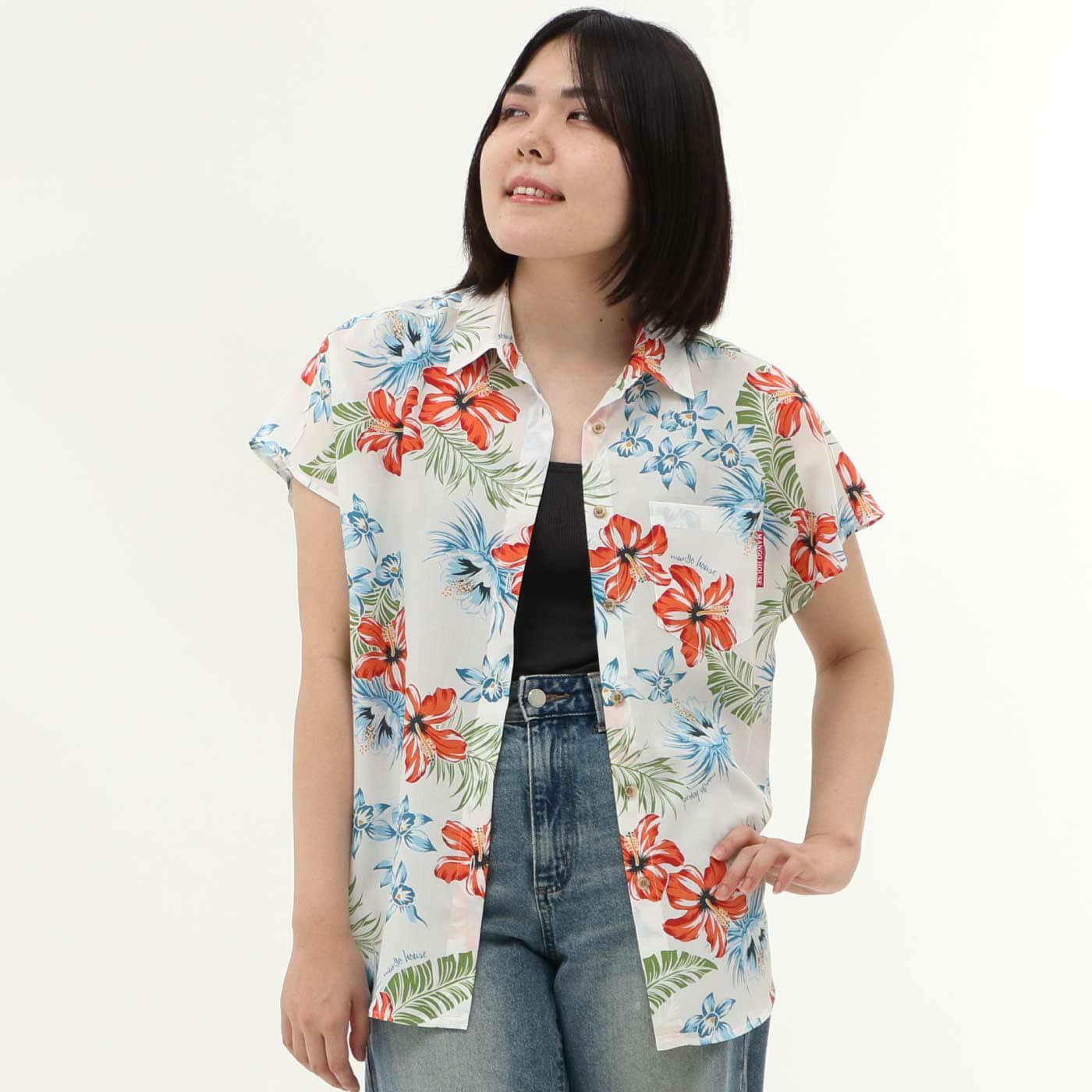 かりゆしウェアモデル着用画像