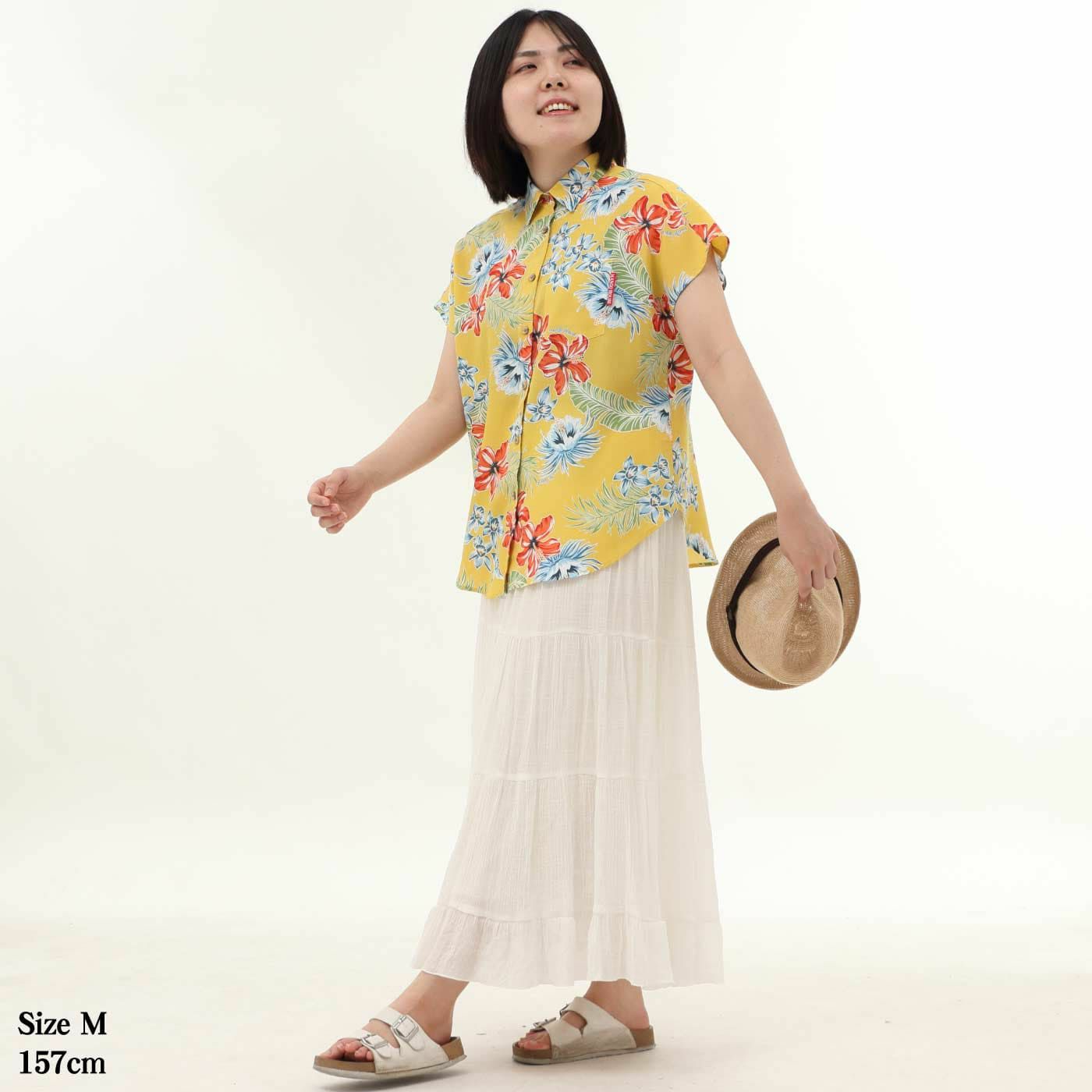 かりゆしウェアモデル着用画像