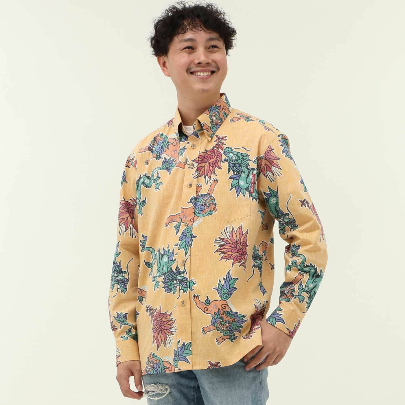 かりゆしウェアモデル着用画像