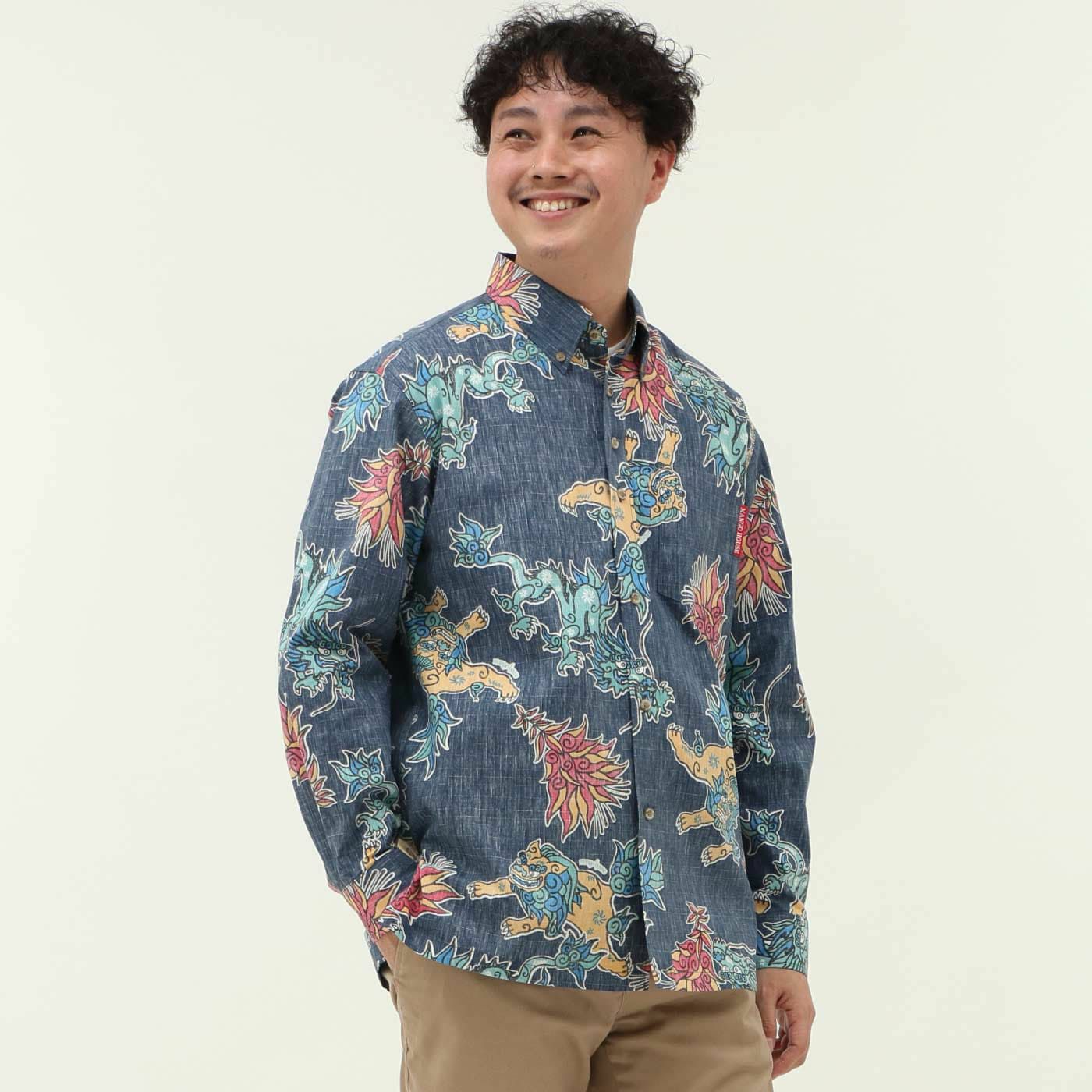 かりゆしウェアモデル着用画像