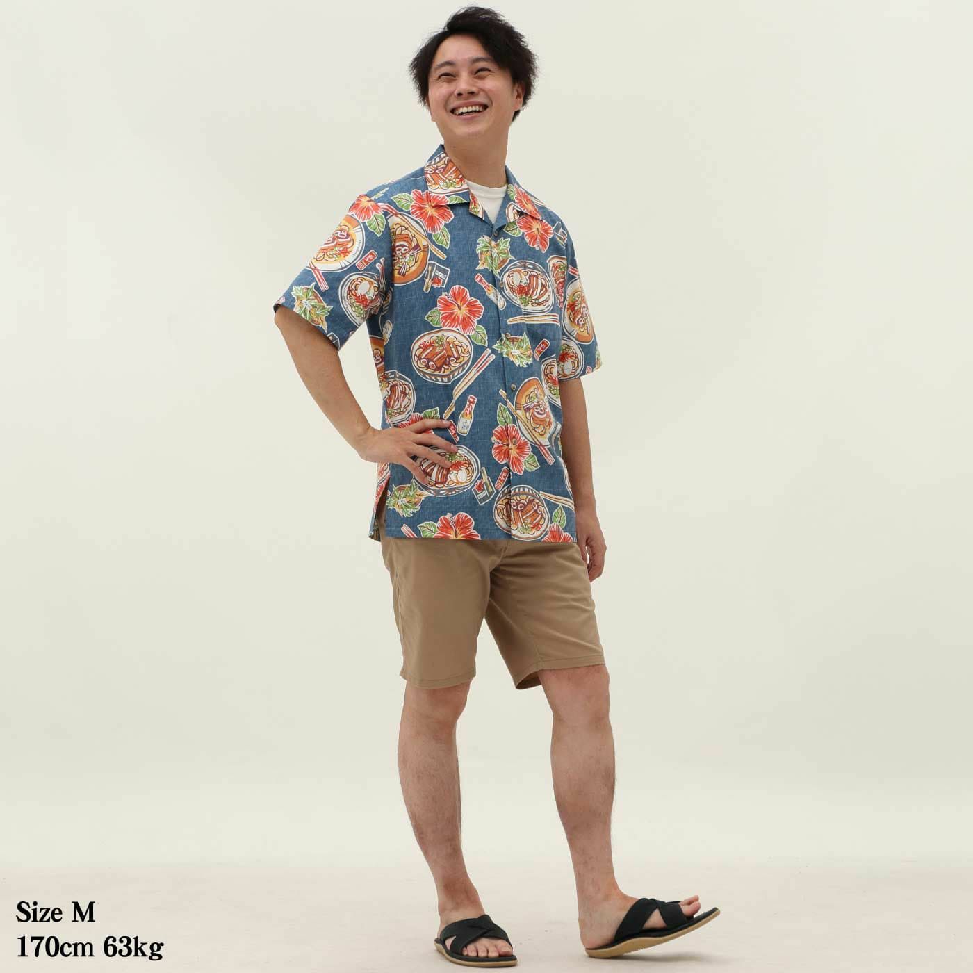 かりゆしウェアモデル着用画像