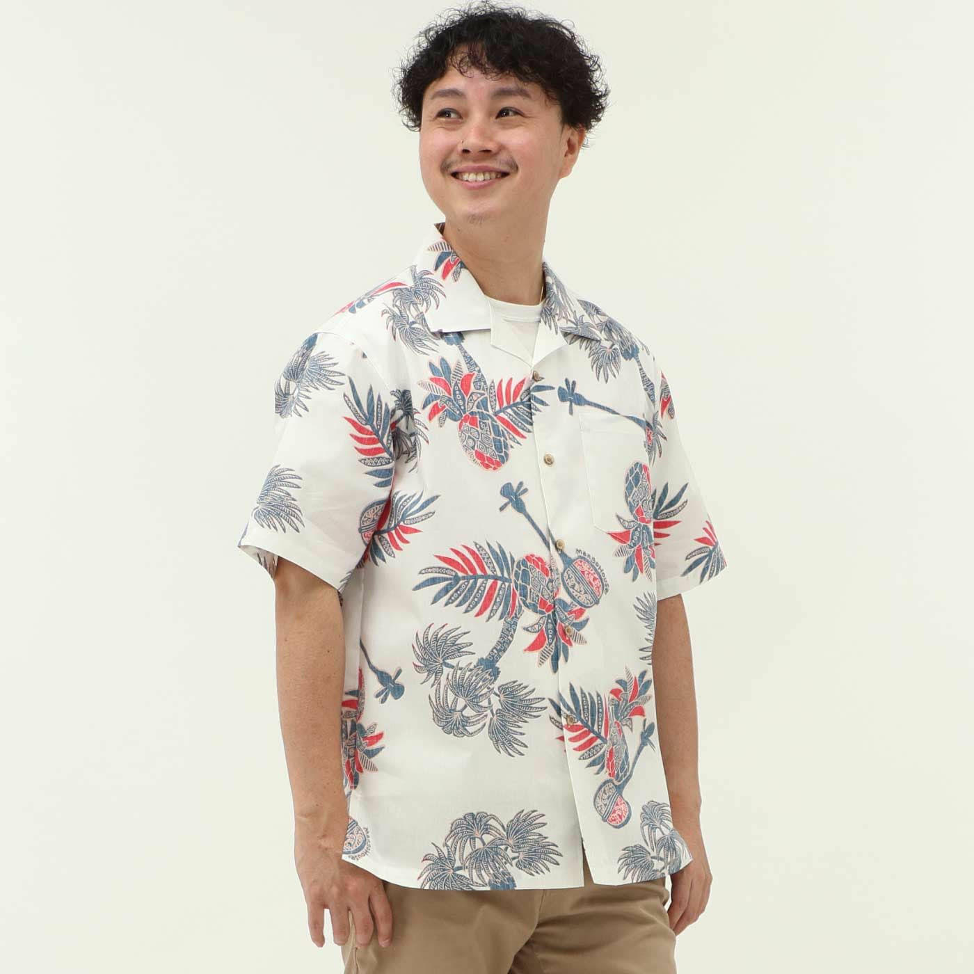 かりゆしウェアモデル着用画像