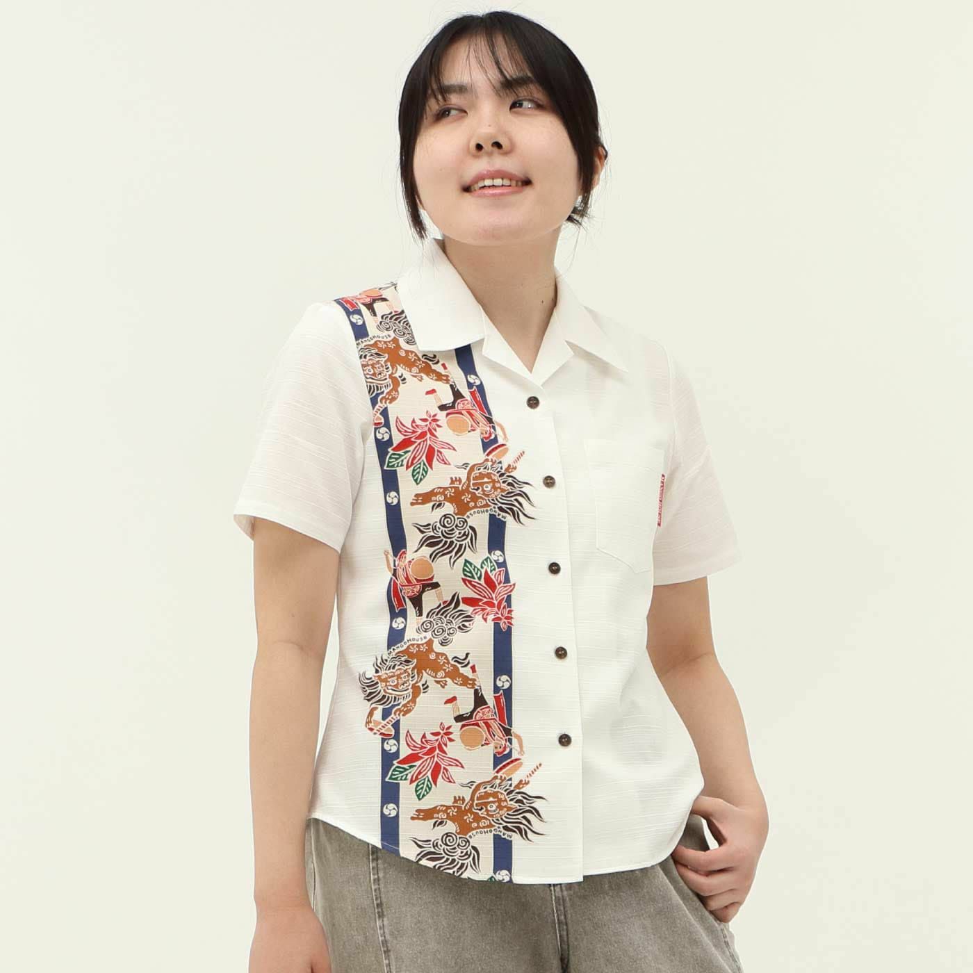 かりゆしウェアモデル着用画像
